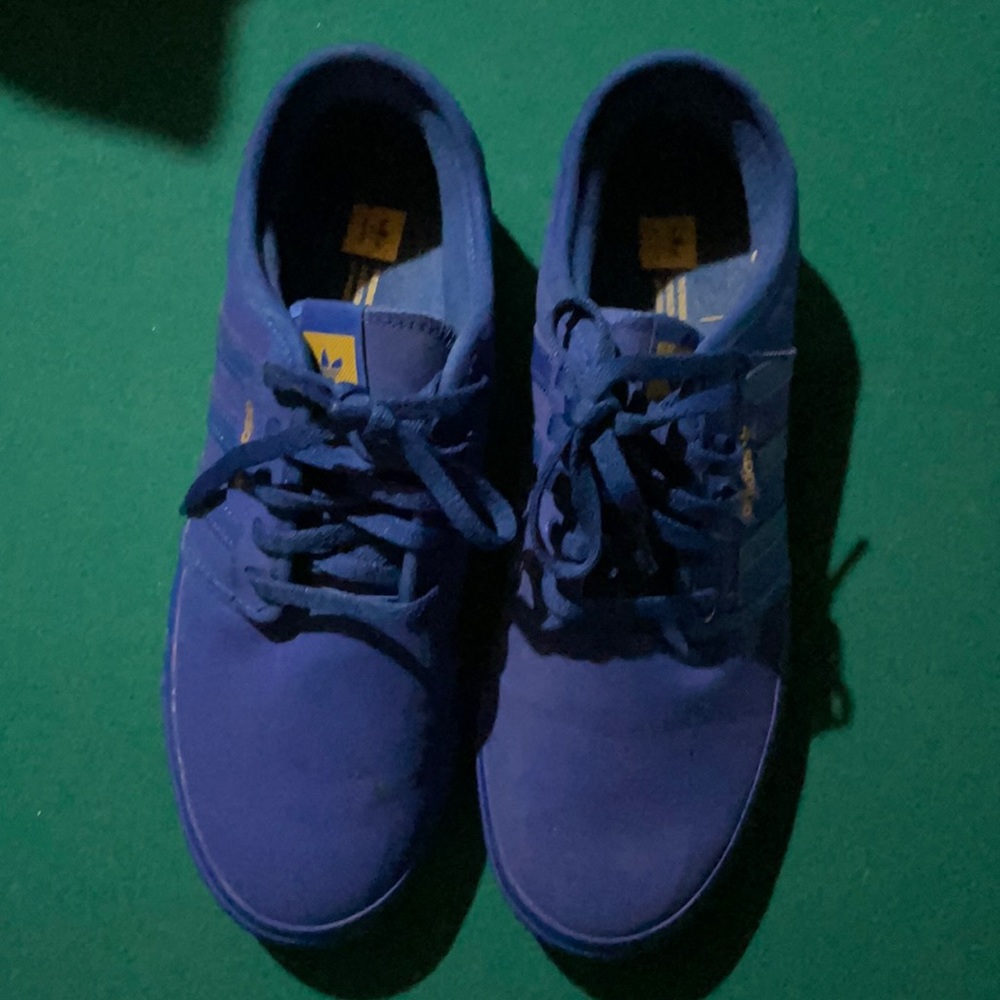 Blue adidas